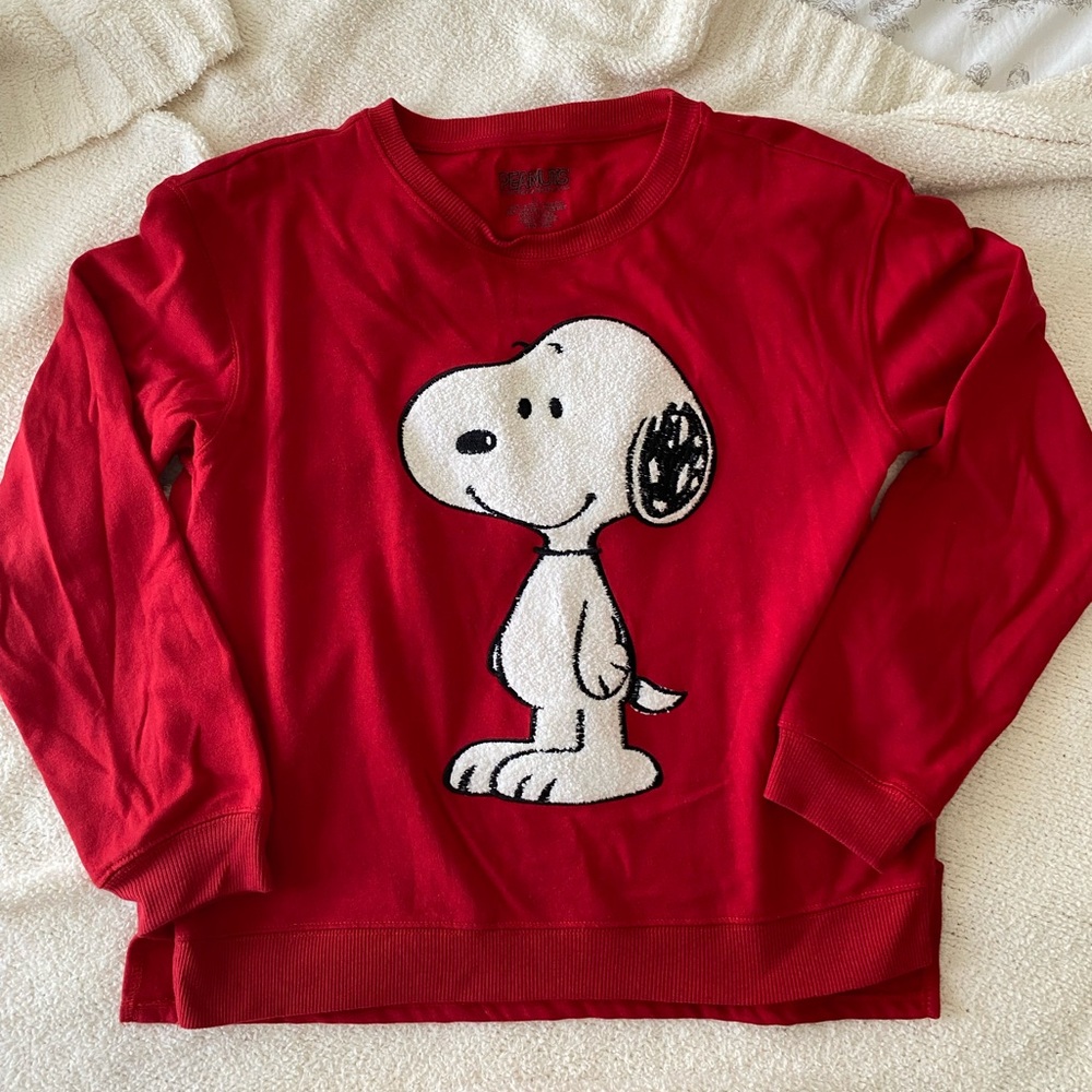 Snoopy Peanuts Red Sweater
